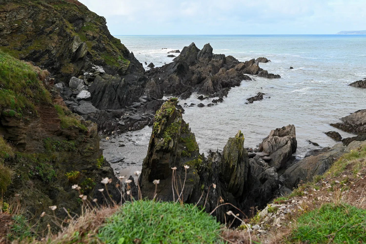 Burgh Island Cliff top view