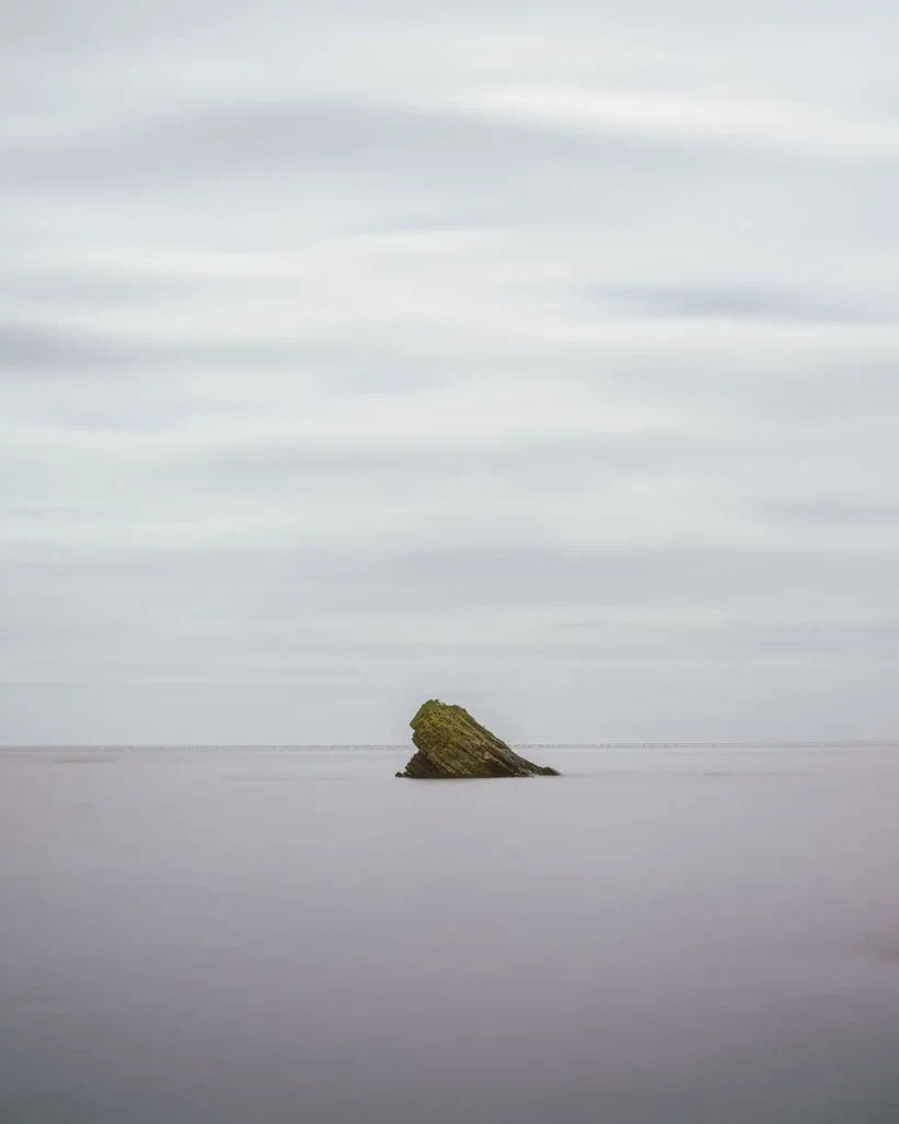 Long exposure photograph of Shag Rock
