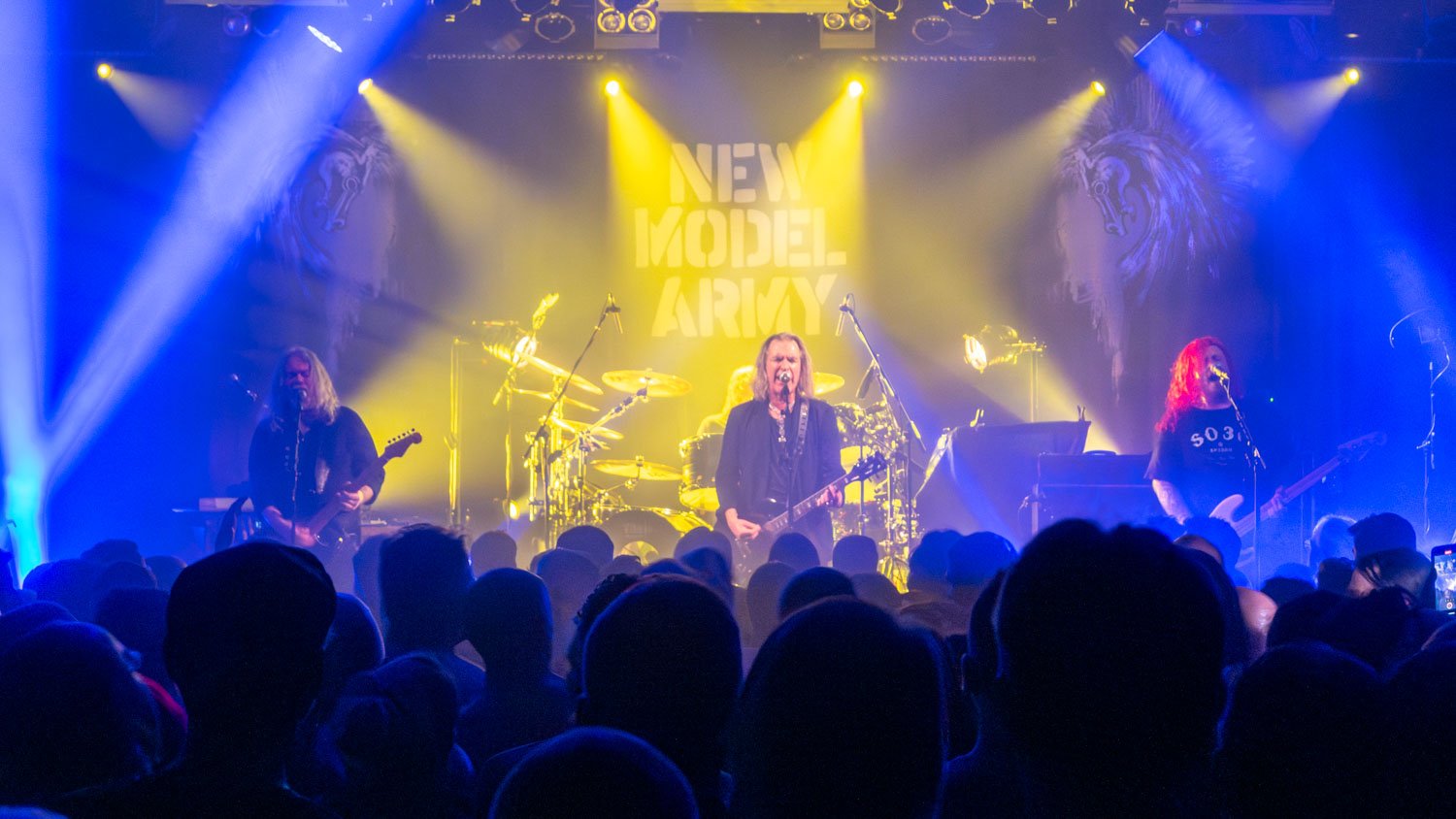 <br />Crowd participation in front of the stage of a New Model Army Gig in Vienna<br />