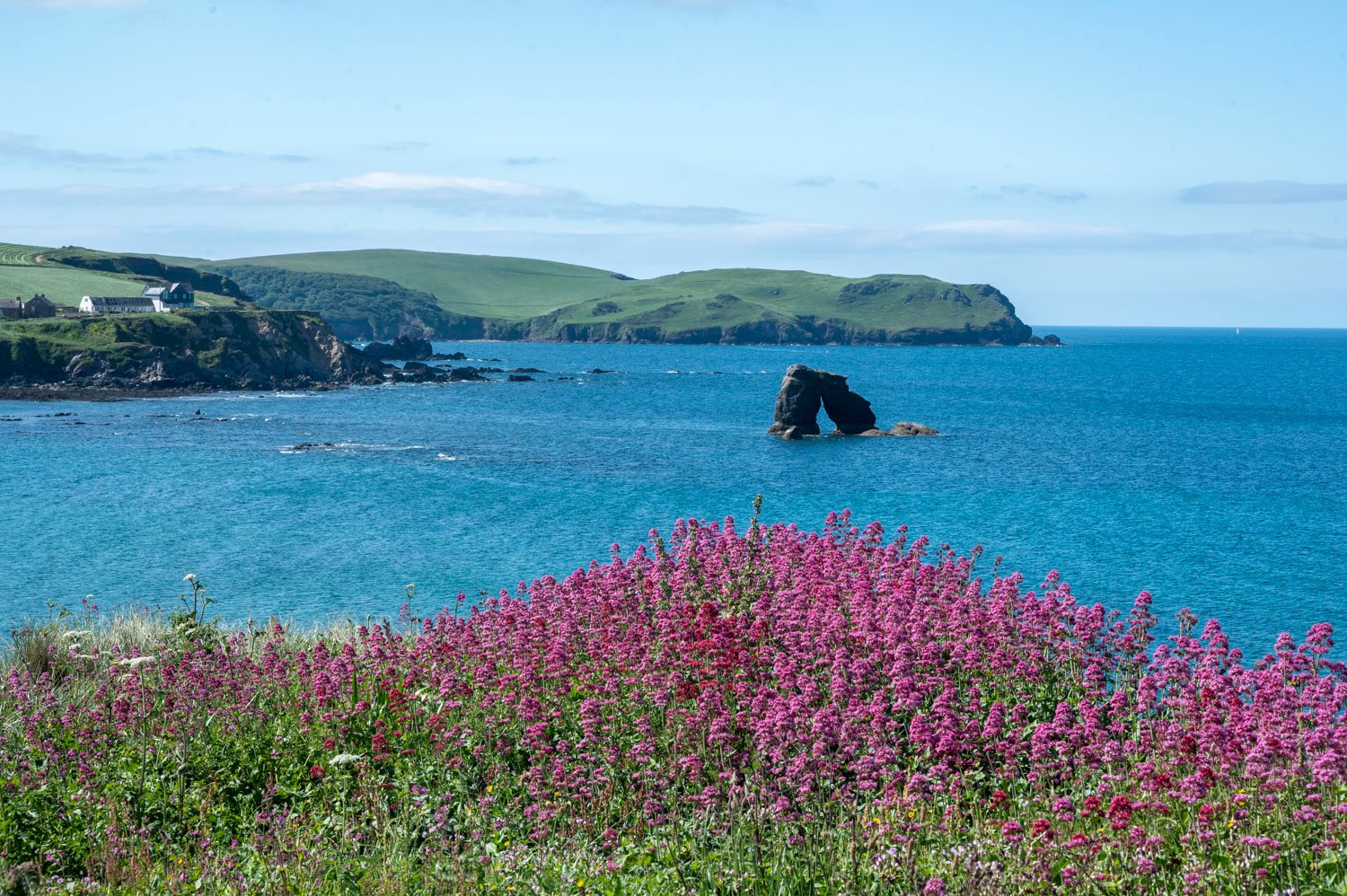 thurlestone to bolberry Thurlestone Rock Devon