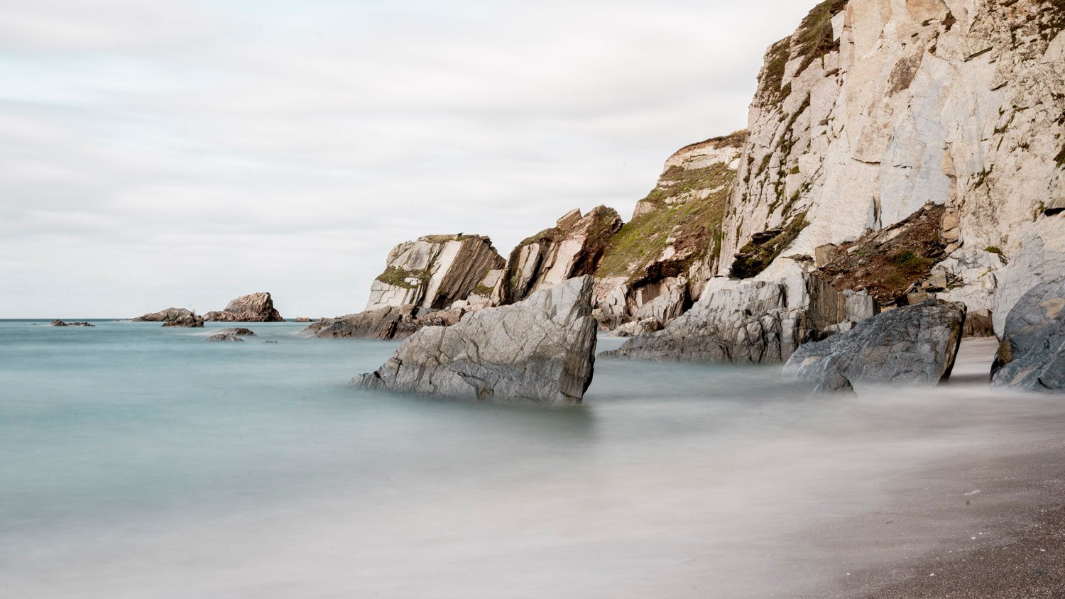 beach photography-9 long exposure image in South Devon