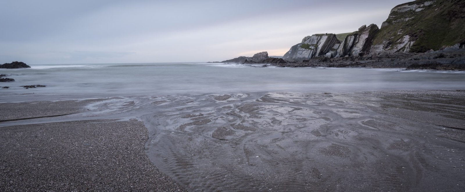 Devon Beach with Fuji Film GFX100s II-4 Sunset photogrpahy at Arymer Cove Devon