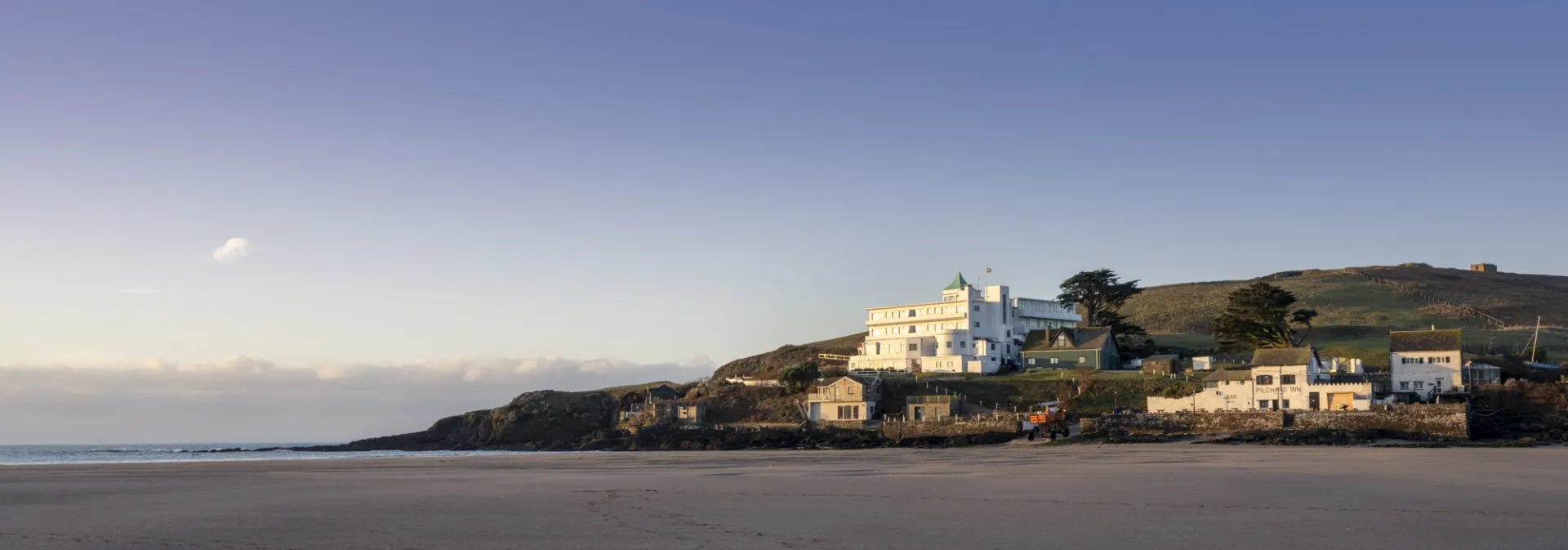Burgh Island Hotel. Fuji Film GFX100s II