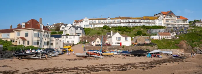 Photography at Hope Cove Devon with Fujifilm GFX100s ii