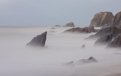 Long Exposure Photography at Ayrmer Cove: Battling the Elements on the South Devon Coast