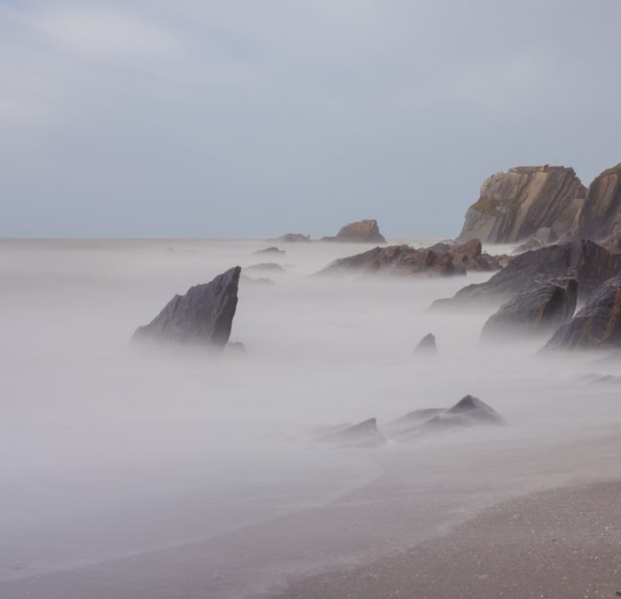 Long Exposure Photography at Ayrmer Cove: Battling the Elements on the South Devon Coast
