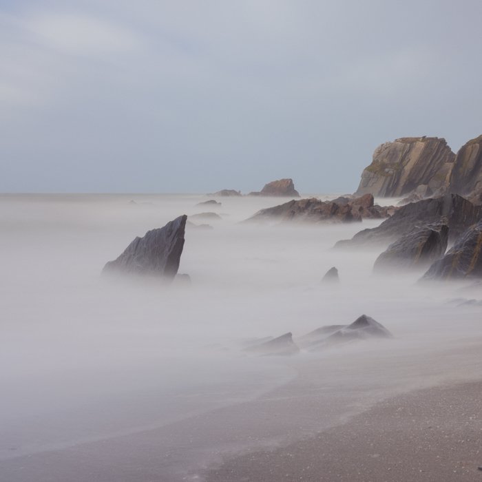 Ayrmer Cove Long exposure ethereal