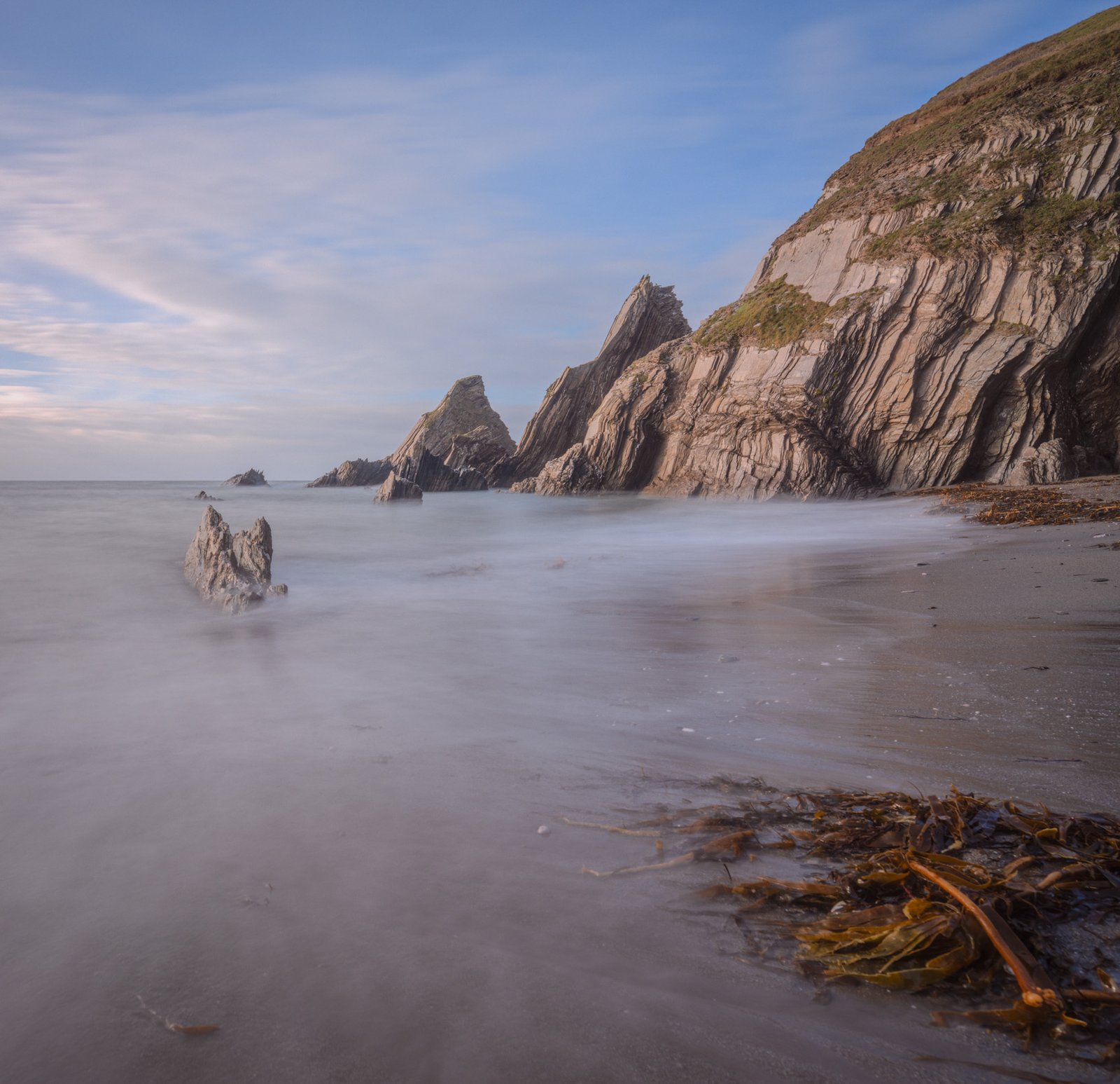 westcombe beach-2 Westcombe Beach Devon January 2026