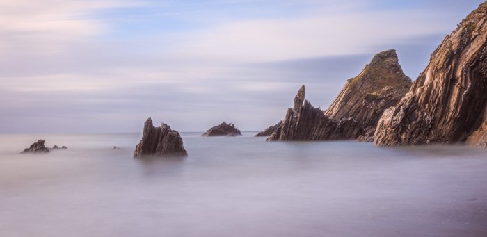 First Light of 2026 at Westcombe Beach | Medium Format Coastal Photography